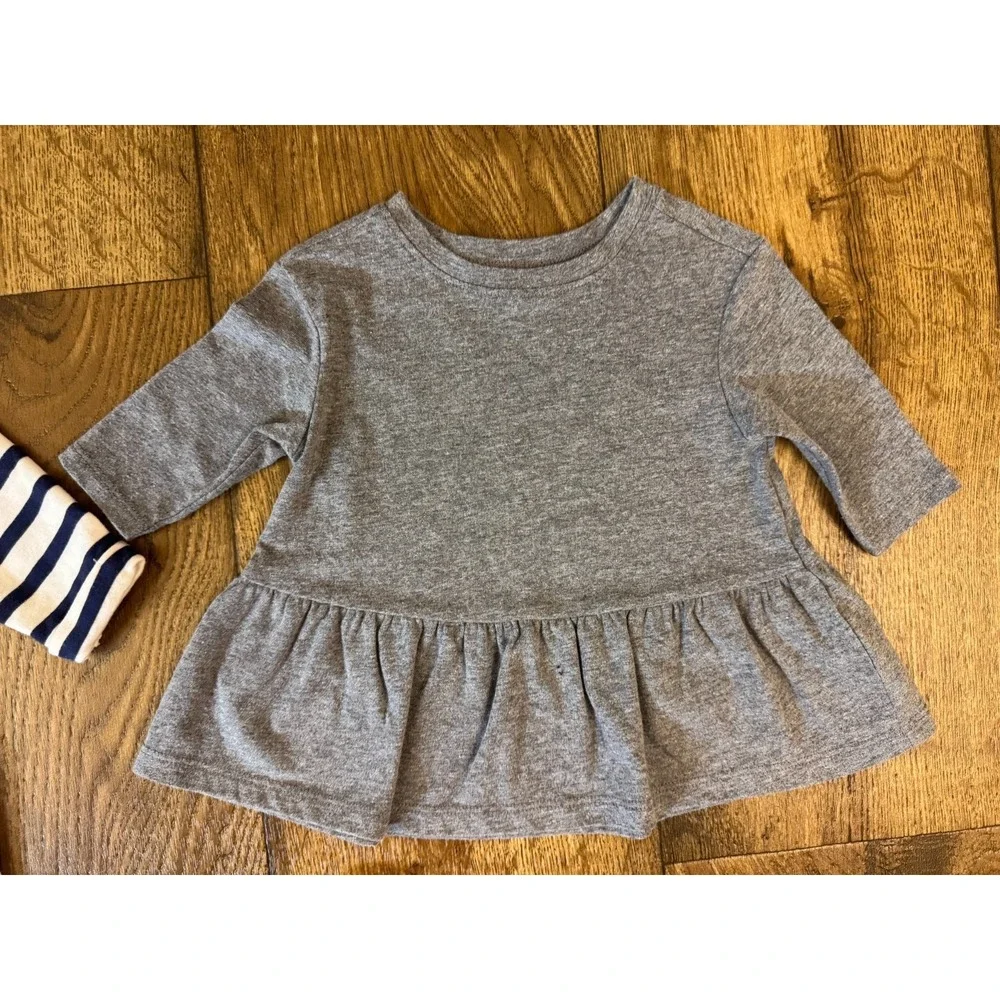 Old Navy Baby Girl Fall Dresses 0/3 Months Long‎ Sleeved Lot Outfits Bundle
